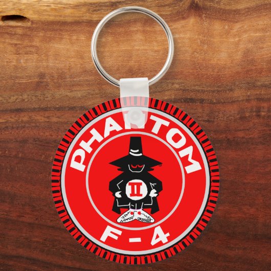 SPOOK PATCH、F-4、「Phantom」 キーホルダー (正面)