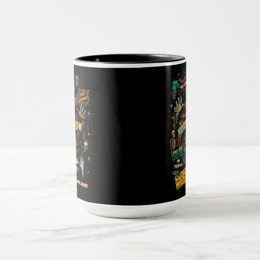 Spook Show Horror Retro Mug マグカップ (中央)