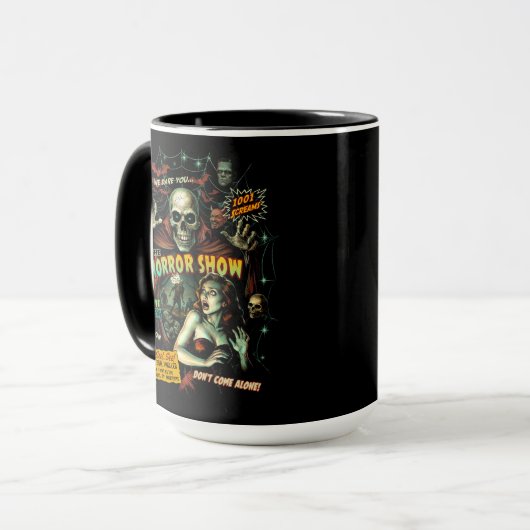 Spook Show Horror Retro Mug マグカップ (正面左)