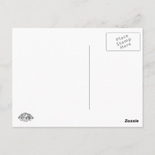 Spook Show Horror Retro Postcard ポストカード (裏面)