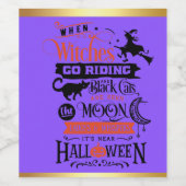 Spook-tacular Custom Halloween Bottle Labels! ワインラベル (シングルラベル)