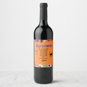 Spook-tacular Custom Wine Labels for Halloween! ワインラベル (正面)