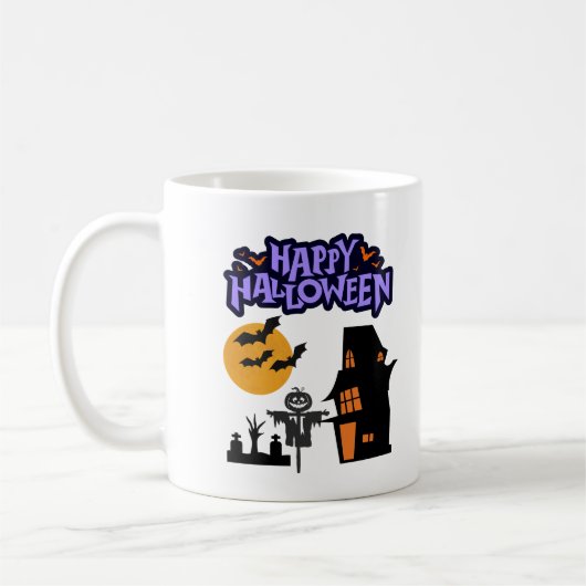 Spook-tacular Savings on Halloween Gear! コーヒーマグカップ (左)