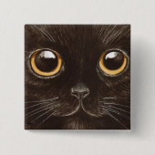 Spookie猫 缶バッジ (正面)