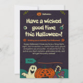 Spookiest Night of the Year 招待状 (正面)