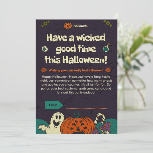 Spookiest Night of the Year 招待状 (スタンド正面)