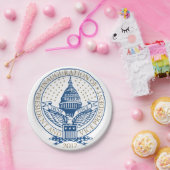 Spookil Trump Pence 2017大統領のロゴ ペーパープレート (パーティー)