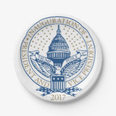 Spookil Trump Pence 2017大統領のロゴ ペーパープレート (正面)