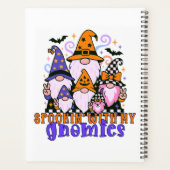 Spookin’ With My Gnomies: レトロハロウィンの友達 プランナー手帳 (裏面)
