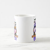 Spookin’ With My Gnomies: Retro Halloween Friends コーヒーマグカップ (中央)