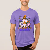 Spookin’ With My Gnomies: Retro Halloween Friends トライブレンドＴシャツ (正面)