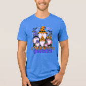 Spookin’ With My Gnomies: Retro Halloween Friends トライブレンドTシャツ (正面)