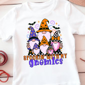 Spookin’ With My Gnomies: Retro Halloween Friends ベビーボディスーツ