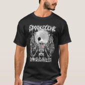 Spookscene Metal Emo Skeleton Fallen Angel Skulls  Tシャツ (正面)