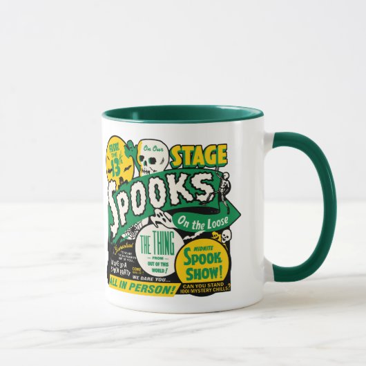 Spookshowポスター芸術-放任された幽霊 マグカップ (右)