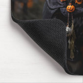 Spooktacularなバーニーズドッグ：ハロウィンの遠吠え マウスパッド (コーナー)