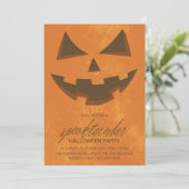 Spooktacularのハローウィンパーティの招待状カード 招待状 (スタンド正面)