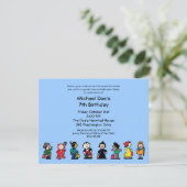 Spooktacularハロウィンの誕生日の衣裳のパーティー 招待状 (スタンド正面)