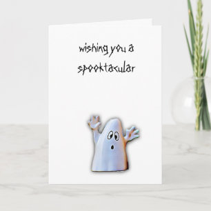 Spooktacularハロウィンカードを望みます カード