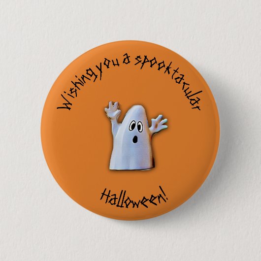 Spooktacularハロウィンボタン 缶バッジ (正面)