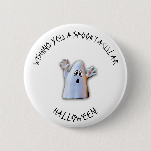 Spooktacularハロウィンボタン 缶バッジ (正面)