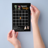 SpooktacularハロウィンBashビンゴ不気味カード チラシ (ハンドル)