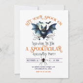 Spooktacularハローウィンパーティ 招待状 (正面)