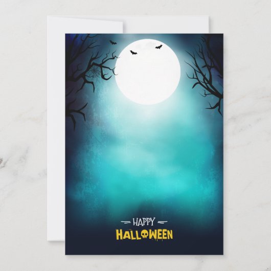 SPOOKTACULAR衣装キッズハロウィーン誕生日パーティー 招待状 (裏面)