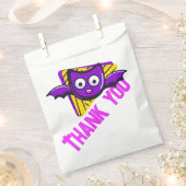 Spooktacular Bats Thank You Gift Bags フェイバーバッグ (クリップ留めされた状態)