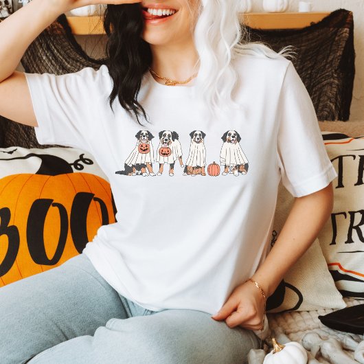 Spooktacular Bernese Mountain Dogs Halloween Shirt Tシャツ