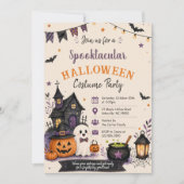 Spooktacular Costume Party Halloween 招待状 (正面)