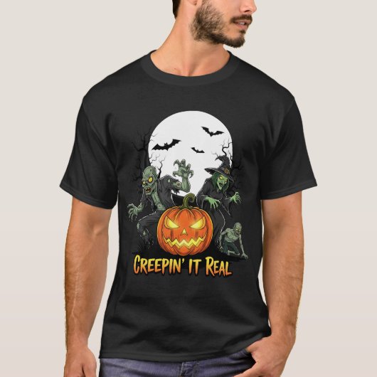 Spooktacular Fun Halloween Night Tee Tシャツ (正面)