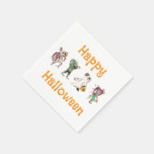 Spooktacular Halloween Bash スタンダードカクテルナプキン (角)