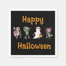 Spooktacular Halloween Bash スタンダードカクテルナプキン