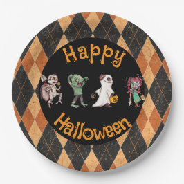 Spooktacular Halloween Bash ペーパープレート