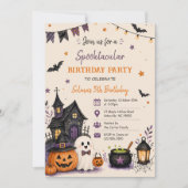 Spooktacular Halloween Birthday 招待状 (正面)
