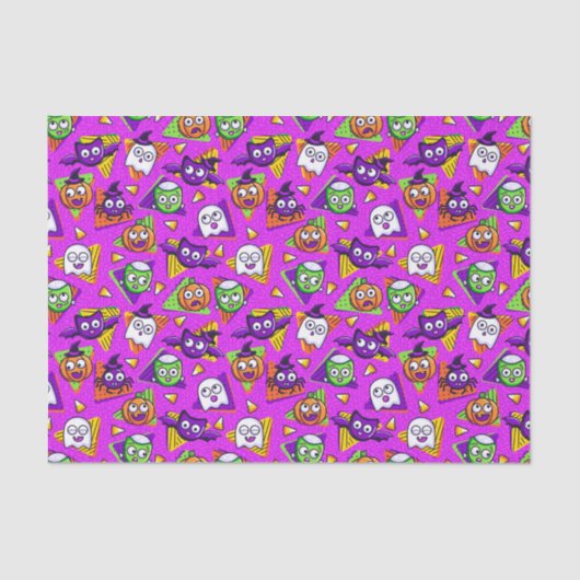 Spooktacular Halloween Characters Tissue Paper 薄葉紙 (正面)