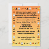 Spooktacular Halloween Children's Party 招待状 (裏面)