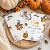 Spooktacular Halloween Party Cute Kids Halloween 招待状