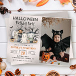 Spooktacular Kidsハロウィーン誕生日写真 招待状<br><div class="desc">スプクトカキュラーキッズハロウィーン誕生日フォト招待状</div>