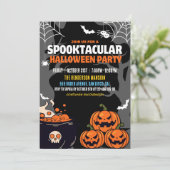 Spooktacular Party Funny Halloween 招待状 (スタンド正面)