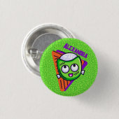 Spooktacular Personalized Zombie Button 缶バッジ (正面&裏面)