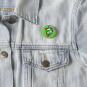 Spooktacular Personalized Zombie Button 缶バッジ (インサイチュ)