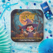 Spooktacular Pumpkin Patch Halloween Party Plates ペーパープレート (パーティー)