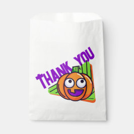Spooktacular Pumpkin Thank You Gift Bags フェイバーバッグ