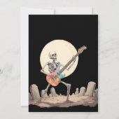 Spooktacular Skeleton Halloween Party 招待状 (裏面)