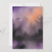 Spooktacular Spooky Night Halloween Party 招待状 (裏面)