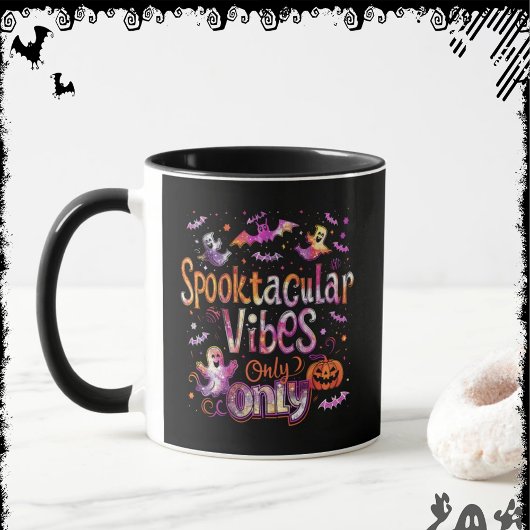 Spooktacular Vibes Only | ExDesigner | ハロウィン マグカップ