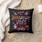 Spooktacular Vibes Only | ExDesigner | Halloween クッション (ブランケット)