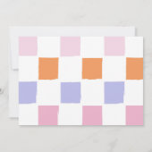  spookyなハロウィンパーティー Groovy 1歳の誕生日パーティー 招待状 (裏面)